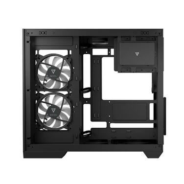 Корпус для комп'ютера MODECOM Volcano Panorama Midi Tower ATX, чорний, з панорамним вікном
