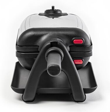 Tefal King Size Waffle Maker WM756D | Double waffle maker for 2 Belgian waffles | Rotating function | Non-stick coated plates | Thick waffles | Temperature control | Easy cleaning | 120W | 1L