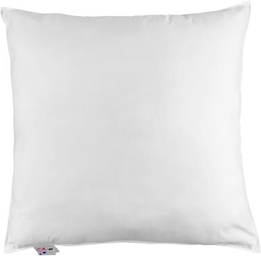 Homescapes medium-soft pillow set, 80 x 80 cm, 2-pack, goose feather and down pillow pair, Responsible Down Standard and Oeko-Tex certified, cover made of 100% cotton