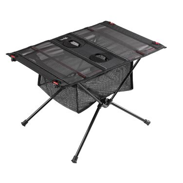 Складний алюмінієвий стіл Tentock для кемпінгу, туризму та пікніка з сітчастим чохлом