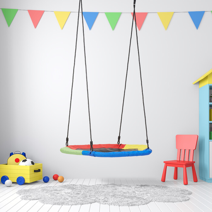 Relaxdays Colorful Bird Nest Swing