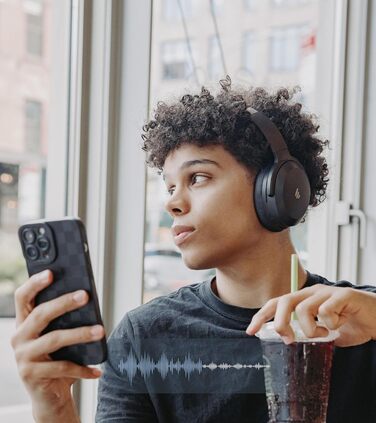 Edifier WH700NB Pro: Бездротові навушники з активним шумозаглушенням (-43dB), Hi-Res Audio, Bluetooth V5.4, AI-дзвінки, швидка зарядка, складні - Чорний