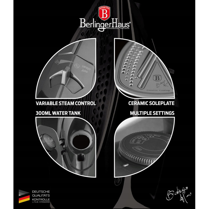 Праска Berlinger Haus BH-9413, 2200 Вт, Зелена