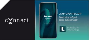 Масляний радіатор Taurus Agadir Connect 2500, чорний - розумна система керування