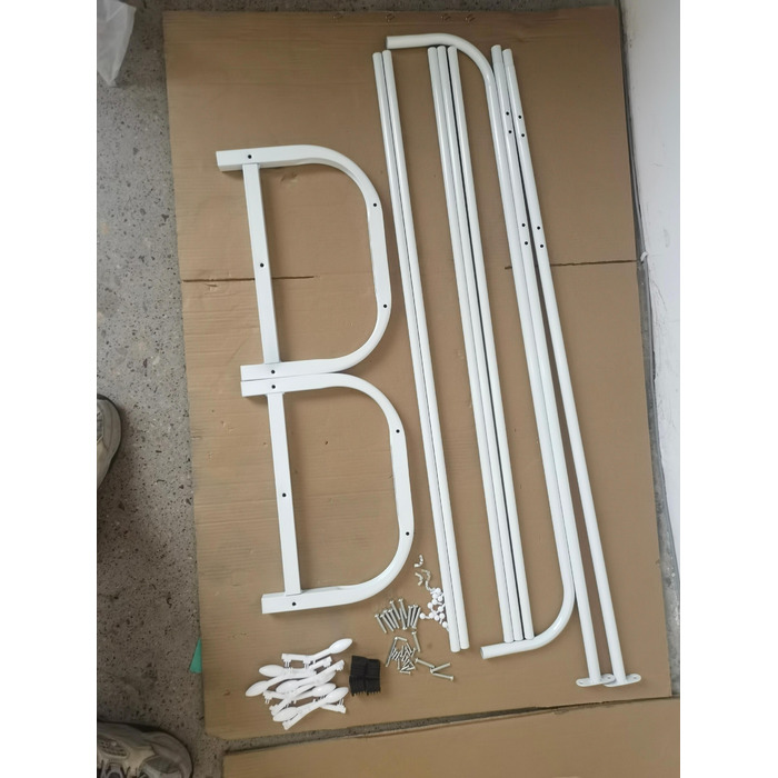 Relaxdays Clothes Rack with 2 Shelves