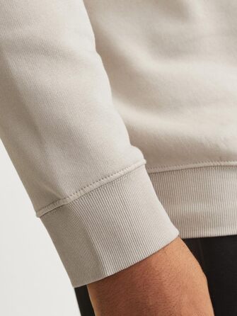 Світшот Jack & Jones Jjelegacy Blocking з капюшоном Noos, розмір 4XL, колір Moonbeam