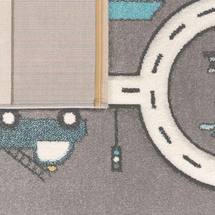 Дитячий килим TT Home Джунглі Зоо Тварини Жираф Змія Лев Мавпа Зелений 140x200 см