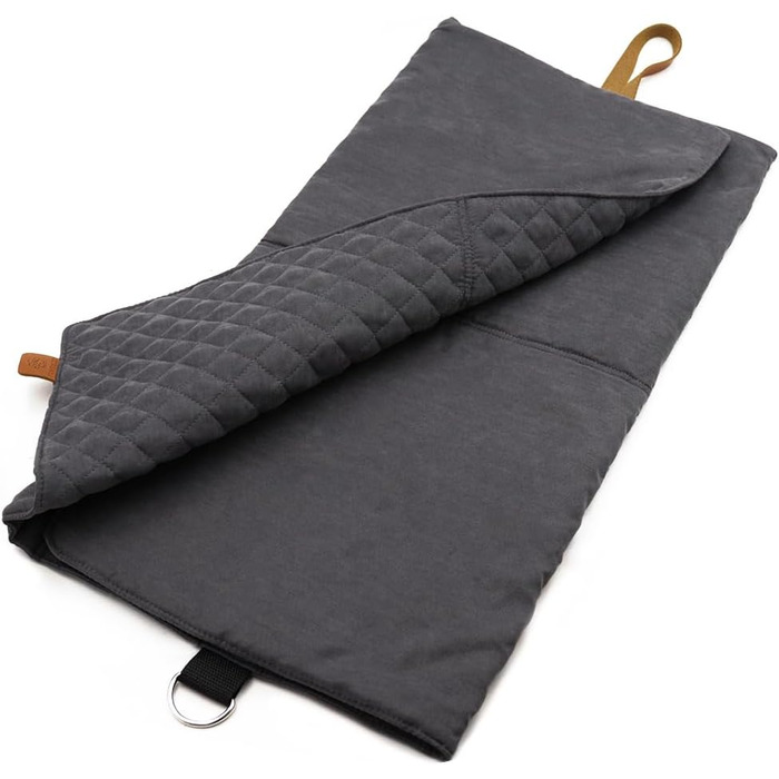 Килимок для собак Paws&Co: портативний, складний, 75x50 см (Сірий)