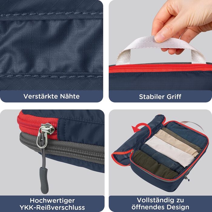 Органайзери для валізи Cipway Kompression Set (8 шт., блакитний) - Набір для пакування багажу