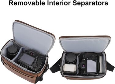 Чохол для камери DOMISO SLR DSLR, водонепроникний, коричневий