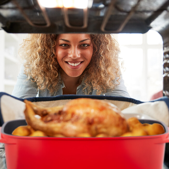 Relaxdays Roasting Pan with Lid