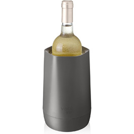 Vacu Vin Weinkühler Elegant: Ізольований охолоджувач для вина з акумулятором, нержавіюча сталь, Graphit (Hexo)