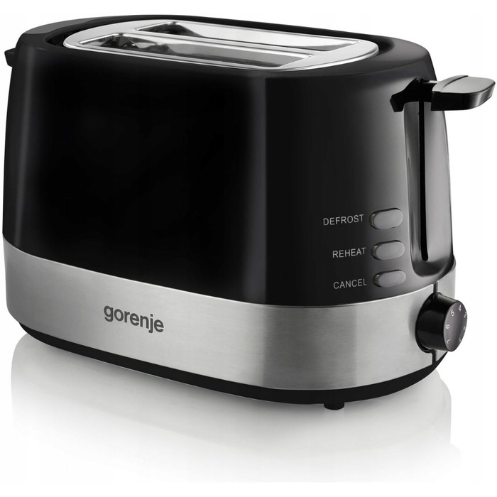 Тостер Gorenje T850BK, чорний, 850 Вт