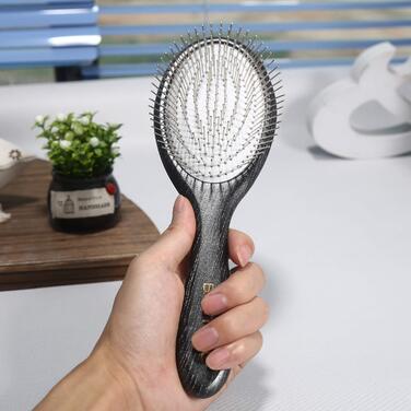 BESTOOL Щітка для волосся Paddle Detangler з металевими щетинками, для розплутування та масажу, підходить для кучерявого та довгого волосся, для мокрого та сухого волосся