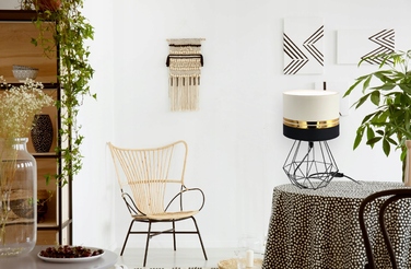 Настільна нічна лампа Діамант з абажуром у стилі Glamour, LED E27