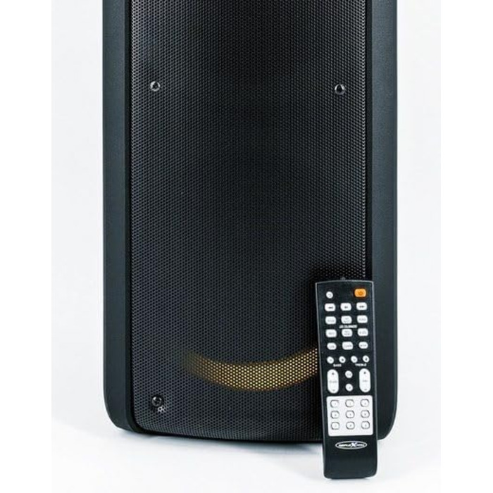 Портативна Bluetooth-колонка Reflexion PS09BT - 500W, Караоке, DJ, LED-підсвітка, Радіо, Мікрофон, Чорний