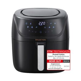 Фритюрниця Russell Hobbs SatisFry XXL 8л Rapid AirFryer: 7 функцій, 10 програм, без олії, гриль, випічка, смаження