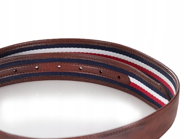 Двосторонній ремінь Tommy Hilfiger 4W1 11DI02E1BROWN 34/85 у подарунковій коробці
