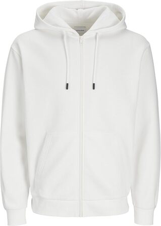 Чоловіча однотонна куртка-худі Jack & Jones, чорна, розмір XL