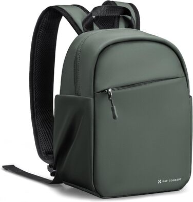 Рюкзак для камери K&F CONCEPT B-dunkelgrün: компактний, для DSLR, з регульованим ременем