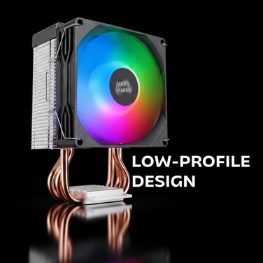 Система водяного охолодження Mars Gaming ML-LCD360 з LCD-дисплеєм, 600W, 3x 120mm ARGB вентилятори, чорна