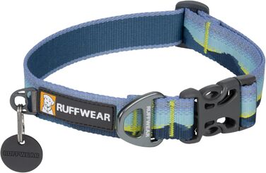 Нашийник для собак RUFFWEAR Crag, середній, з алюмінієвим кільцем V, регульований, 36-51 см, для собак, преміум якість