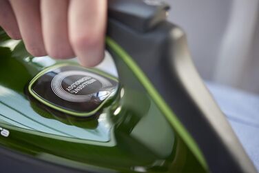 Станція парогенератора Rowenta Steam Pro DG7621, 6.2 Bar, 310 г/хв, 1.1 л, компактний дизайн, блакитно-чорний