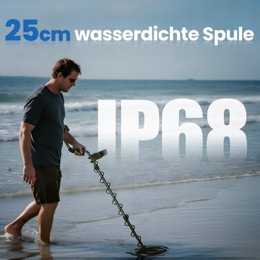 Металодетектор DR.ÖTEK Profi Set: Легкий, для дітей та дорослих, з Pinpoint, 5 режимів, вологостійкий, преміум-якість