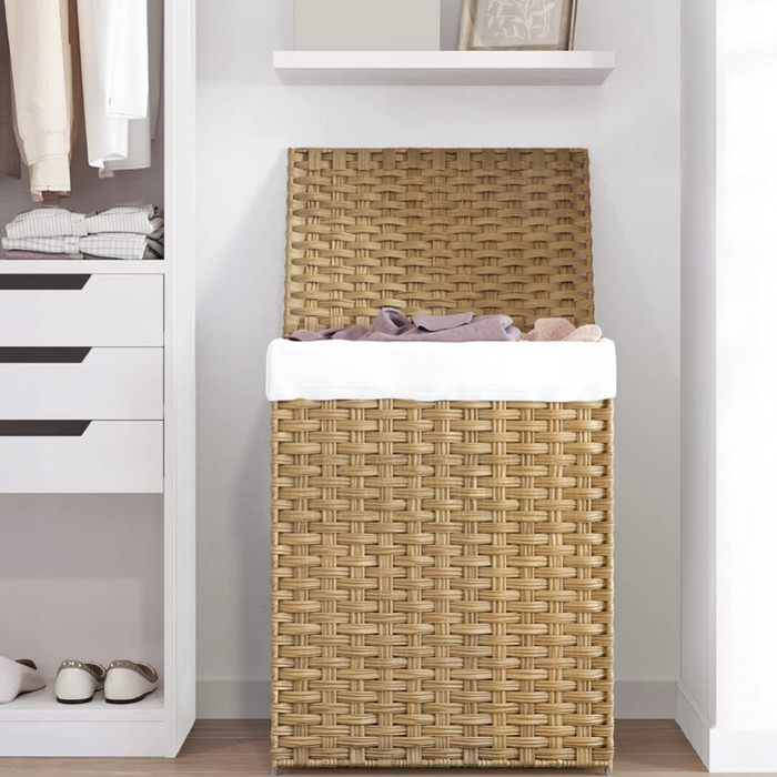Кошик для брудної білизни Songmics, 90 л, коричневий