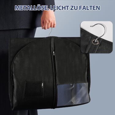 Чохол для одягу з відділенням для взуття 100x60 см - водонепроникний, антигрибковий, захист від комах