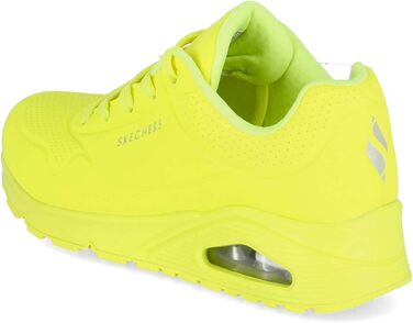 Жіночі кросівки Skechers UNO Night Shades, 42 EU, Durabuck, неоновий жовтий