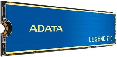 SSD ADATA Legend 710 512GB M.2 PCIe Gen3x4 NVMe 1.4 - Швидкість 2400/1800 MB/s, AES-256 шифрування