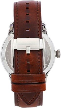 Годинник Fossil Townsman для чоловіків, механічний з автопідзаводом, 44 мм, блакитний, сталевий або шкіряний ремінець