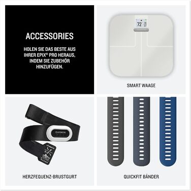 Розумний годинник Garmin Epix Pro 42mm – GPS-мультиспорт з AMOLED-дисплеєм та підтримкою GarminPay