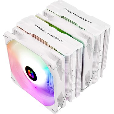 Охолоджувач CPU Thermalright Peerless Assassin 120 White ARGB: 6 теплових трубок, 2 вентилятори 120mm, підтримка AM4/AM5/LGA 1700/1150/1151/1200/2066
