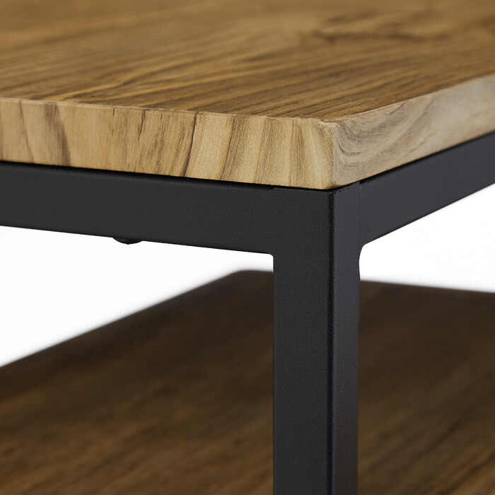 Relaxdays Set of 2 Side Tables, Wood-Look