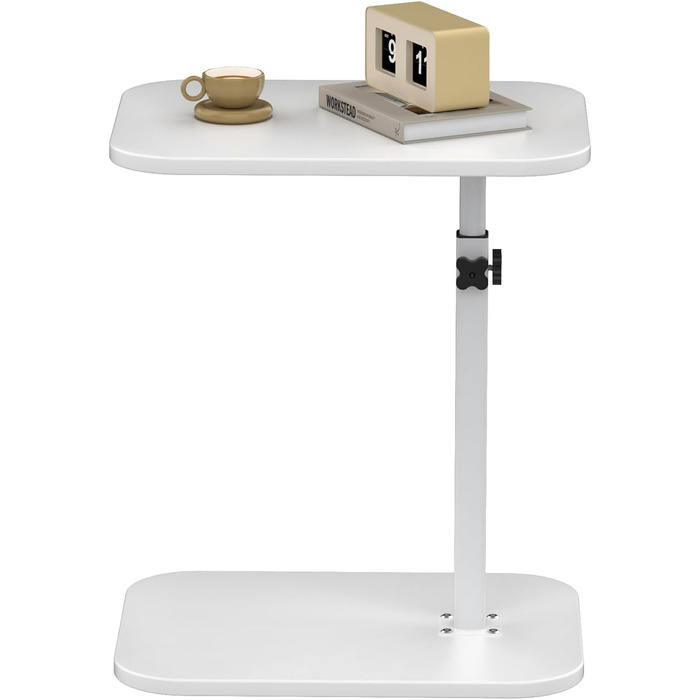 Зручний столик для ноутбука в ліжко - Lapdesk, складний, регульований, портативний, білий (40 x 30 x 80 см)