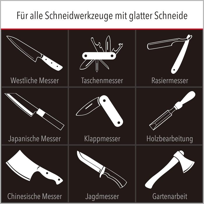 Набір точильних каменів Pro Schleifstein Profi Set XL: 400/1000/6000 гріт, шкіряна дошка, база з силіконовими фіксаторами, точилка, притискний камінь