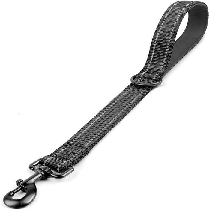 Автомобільний поводок для собак Yuiturt: безпечний, короткий, з відбиваючими елементами та ручкою