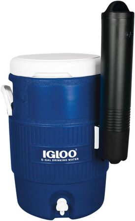 Ізотермічний каністра для напоїв IGLOO 18,9 л з краном і тримачем для стаканів, термобачок для води, ізольований контейнер для напоїв для кемпінгу, спорту та відпочинку