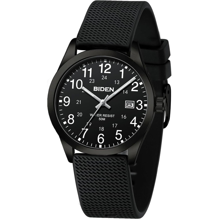 Чоловічий годинник LN LENQIN з датою, водостійкий 30M, з нейлоновим ремінцем, сірий | Годинник для медсестер