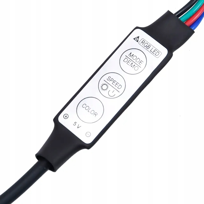 Шафа у ванну кімнату з дзеркалом та RGB LED-підсвіткою, біла, 60x12x45 см