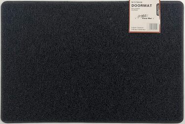 Килимок Nicoman Schmutzfänger Barrier - важкий, чорний (75x44 см), для дому та вулиці