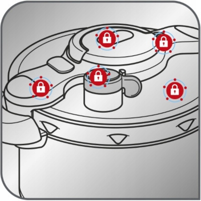 Скороварка Tefal 6 л P2580708, срібляста