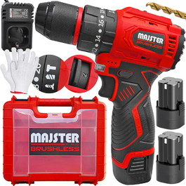 Акумуляторний шурупокрут Majster Pro 18 V, безщітковий, з ударом