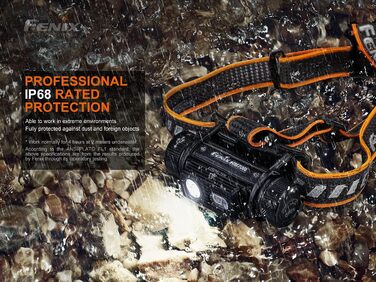 FENIX Hm70r Rechargeable 21700 Powered Headlamp with Neutral White and Red LEDs