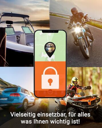 GPS-трекер PAJ 4G для мотоцикла, авто та транспорту, з прямим підключенням 9-75В, захист від крадіжки, онлайн-відстеження через додаток, пам’ять маршрутів 365 днів, 1м кабель