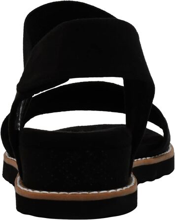 Сандалі жіночі Skechers Desert Kiss чорні, розмір 37 EU, широка колодка