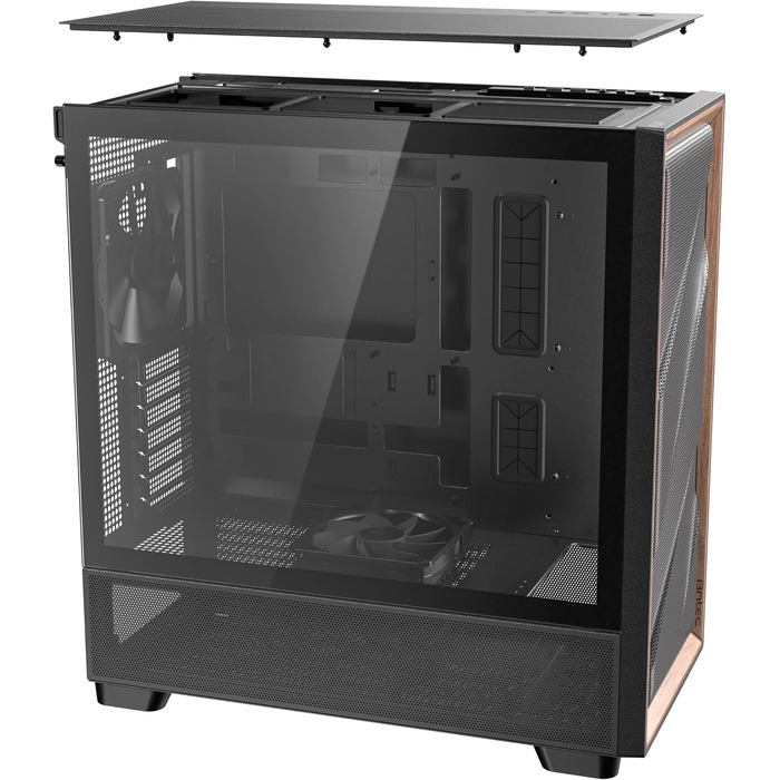 Корпус для ПК Antec Flux Midi Tower, чорний матовий, Gaming Case
