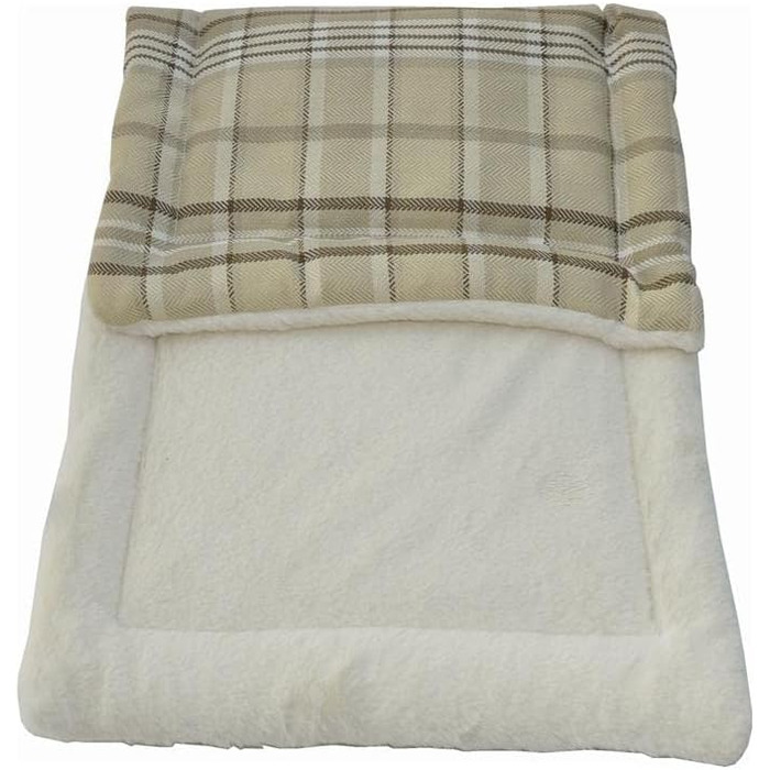 М'яка тепла ковдра для собак та котів Nanook XL, 70x45 см, бежева, пральна